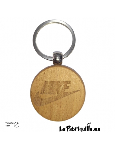 Llavero Redondo Madera personalizado...