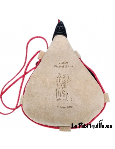 Bota de Vino en Piel, capacidad 1...