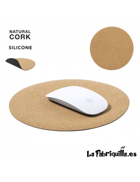 Alfombrilla para Ratón en Corcho Natural Personalizable La Fabriquilla