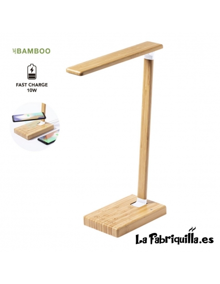 Lámpara Led con Cargador Inalámbrico para Teléfonos La Fabriquilla