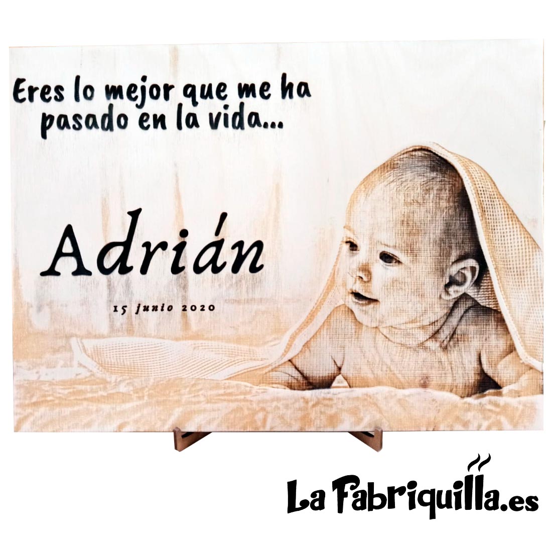 Cuadros grabados en madera personalizados la fabriquilla